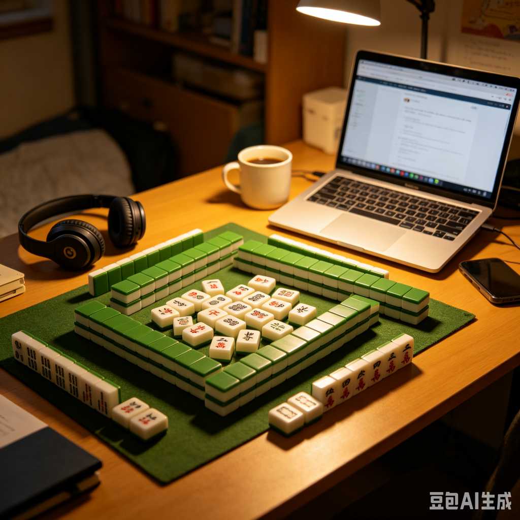 simulated ivory mahjong set