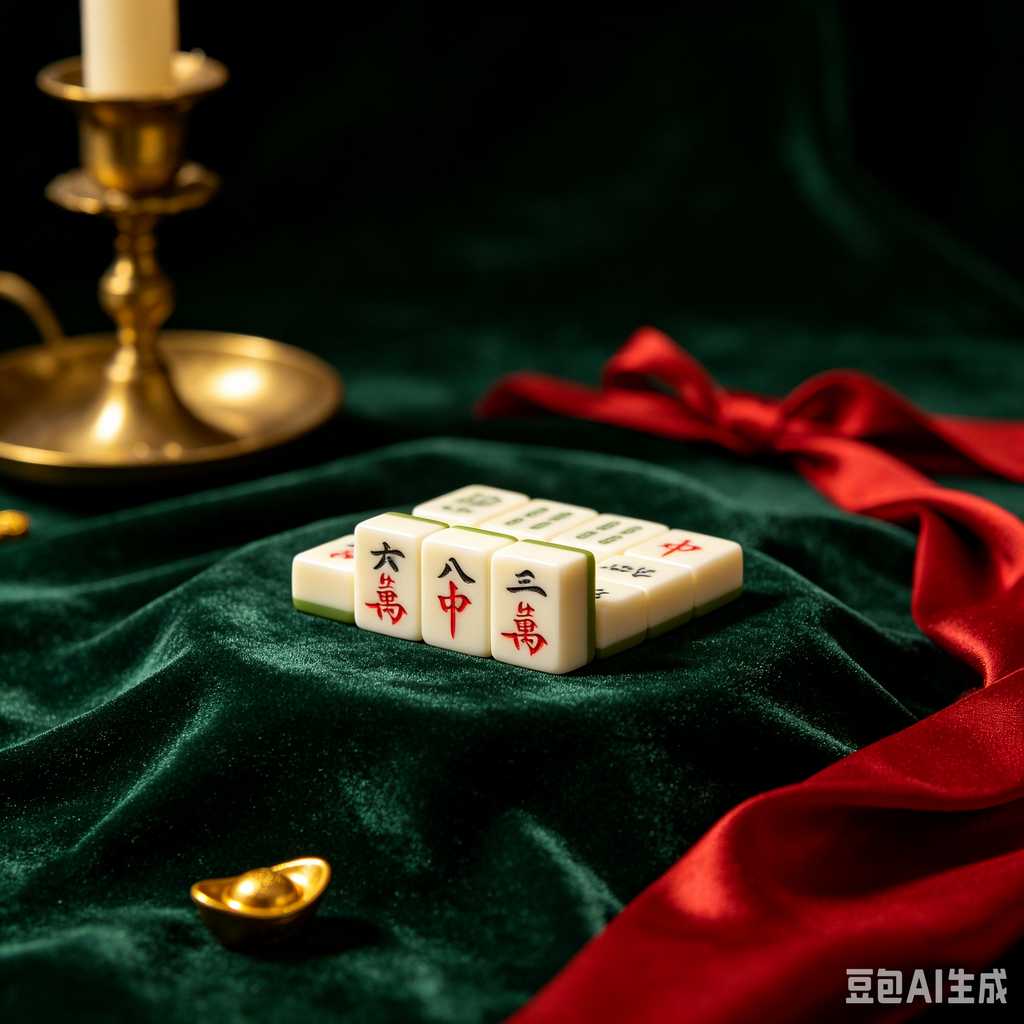 artistic mahjong tiles set