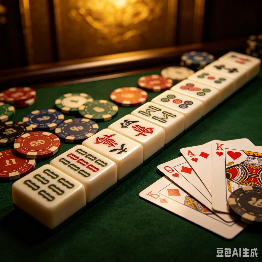 stylish text mahjong set